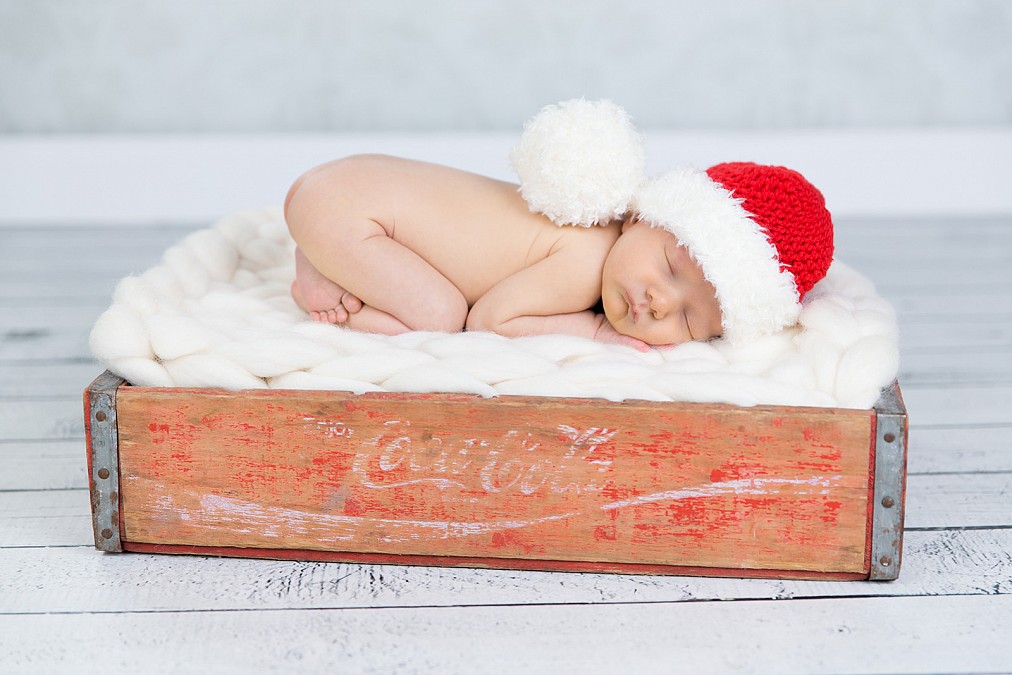 weihnachtliche Neugeborenenfotos in Fürstenfeldbruck