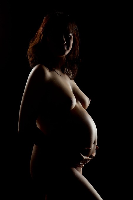 Aktfoto Schwangere