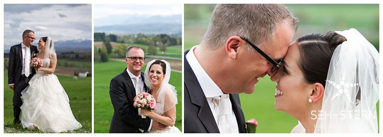Brautpaar mit Hochzeitsfotograf Feldkirchen