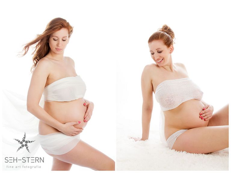 Ätstehtische Babybauchfotografie