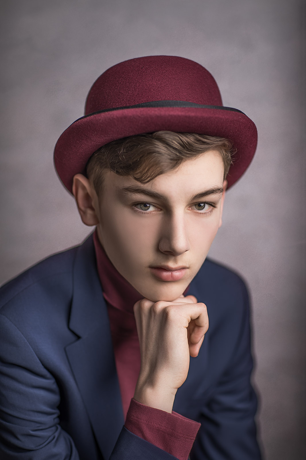 Fotoshooting eines jungen Mannes in München